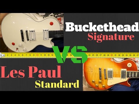 Gibson Buckethead Signature Vs Les Paul Standard | A Size and Sound Comparison Video