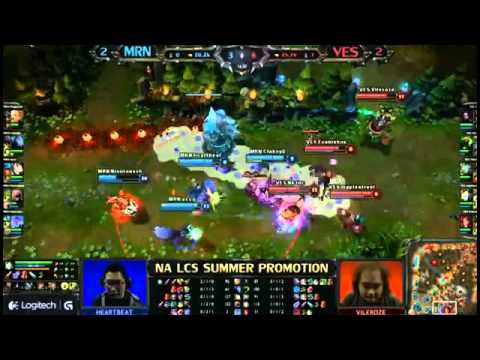 VES Cris Elise VS MRN Megazero Riven Game 5 Emotional End   NA LCS Summer Promotion MUST SEE