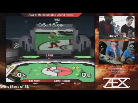 AEX4 Melee Singles Grand Finals (Bad Knee vs Metal Reeper)
