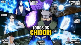 TODOS OS CHIDORI E SEUS PODERES EXPLICADOS em naruto
