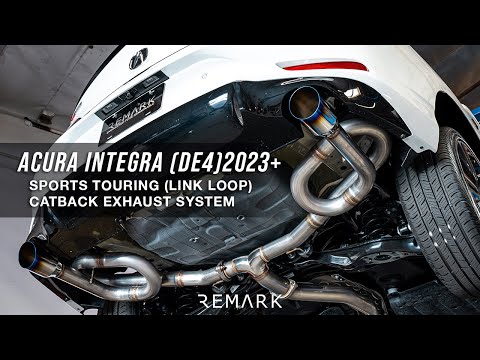 REMARK Sports Touring (LINK LOOP) Catback Exhaust - Acura Integra (2023+) DE4