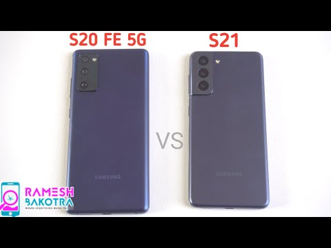 Samsung Galaxy S20 FE 5G vs Galaxy S21 SpeedTest and Camera Comparison