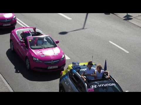 TOUR DE POLOGNE 2017 KATOWICE - przejazd kolumny reklamowej - Strefa Kultury