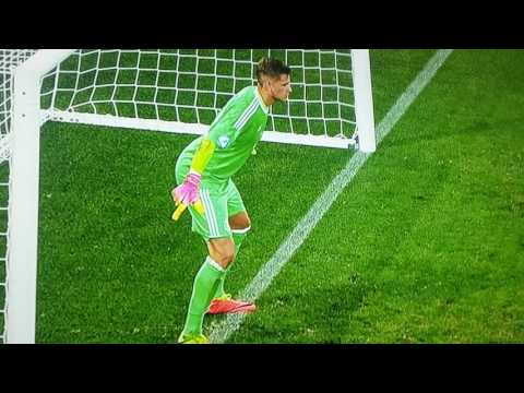 England vs Germany 6-7 Penalty Goal Lewis Baker U21 European Championship 2017 27.6.2017