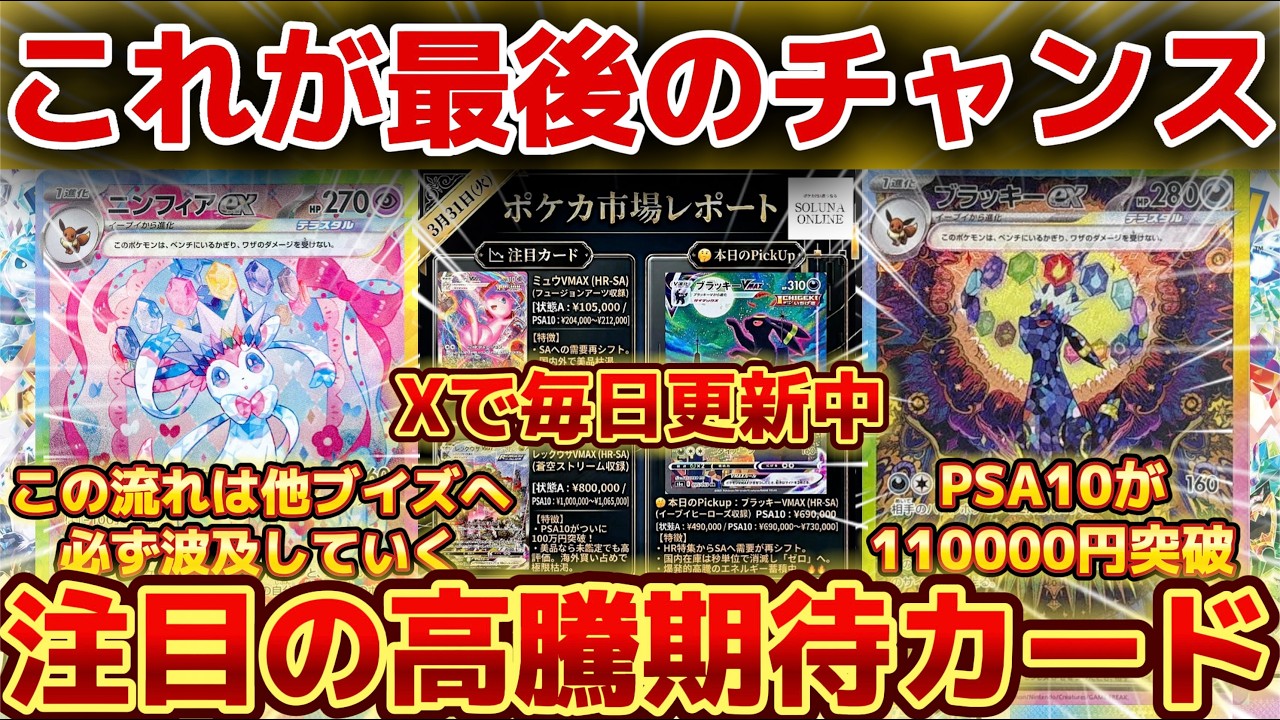 【ポケカ高騰】これが最後のチャンス！注目の高騰期待カード！！