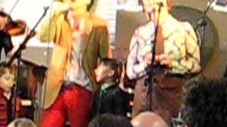 Mekons In Rough Trade East - some "Mekons in Training" take the stage