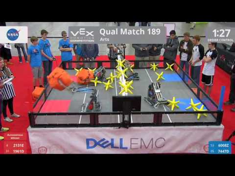 2017 VRC Arts Q189 - 2131E 1961D vs 6008Z 7447D - 24 to 21