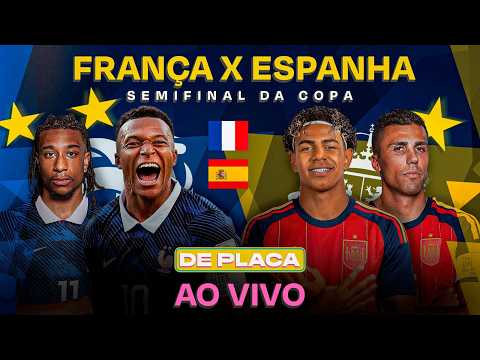 FRANÇA X ESPANHA HOJE; ARGENTINA X INGLATERRA; ALMADA NO FLAMENGO? | De Placa 14/07/26