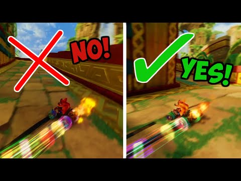DO THESE In Papu's Pyramid Spiral with ALL DRIVING STYLE (Crash Team Racing Nitro Fueled Tips #35)