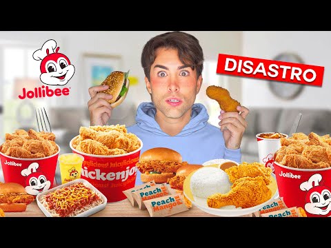 I TRY FILIPINO FASTFOOD: JOLLIBEE *DISASTER* | GIANMARCO ZAGATO