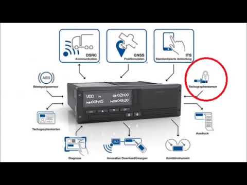 VDO Digitaler Tacho Fahrtenschreiber DTCO 4.0