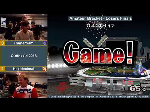 Outfoxx'd 2018 - Amateur Losers Finals - (Samus) TrainerSam vs Hexadecimal (Fox)