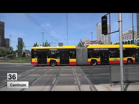 Tramwaje Warszawa 2023 Linia 36