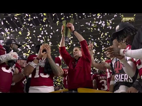 Indiana's FULL CFP National Championship Trophy Presentation 🏆 | ESPN College Football