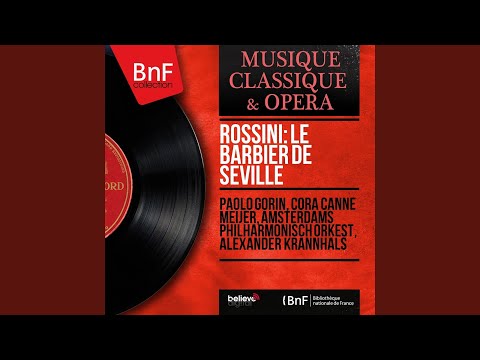 Il barbiere di Siviglia, Act I, Scene 4: Numero quindici a mano manca (Almaviva, Figaro)