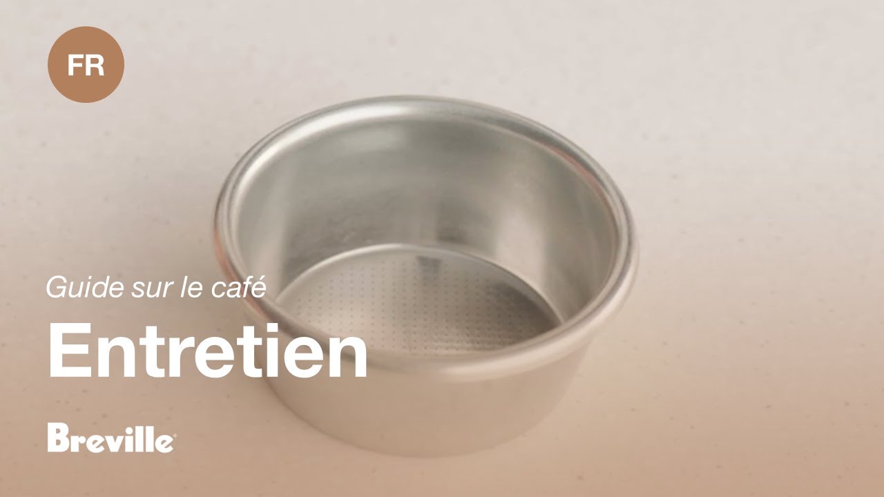 Rinçage du panier filtre