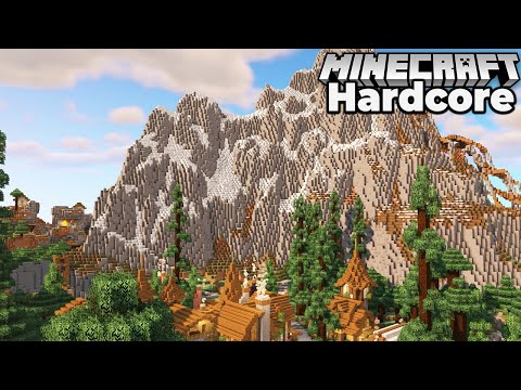 Minecraft 1.16 Hardcore Survival Mountain base Timelapse #shorts