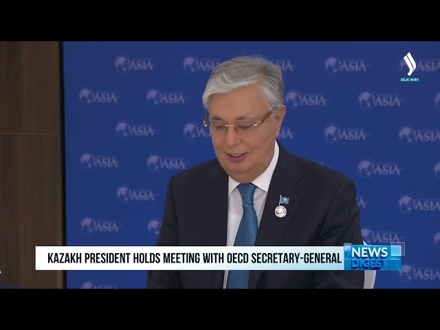 Президент Казахстана провел встречу с генеральным секретарем ОЭСР