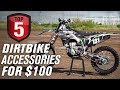 Top 5 Dirt Bike Accessories Under $100
