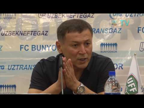 Post-match   press-conference Mirdjalol Kasimov