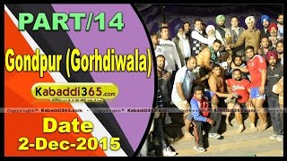 Gondpur (Garhdiwala) Kabaddi Tournament 2 Dec 2015