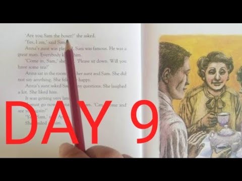 reading challenge day- 9-2020//  تحدى القراءة يوميا- 9 Anna and the fighter
