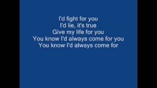 Nickelback - I'd Come For You with lyrics