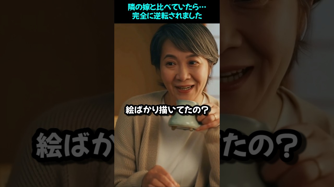 隣の嫁と比べていたら･･･ 完全に逆転されました