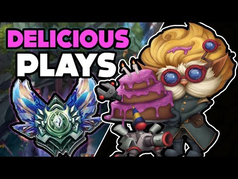 DELICIOUS HEIMERDINGER HIGHLIGHTS! | DIAMOND 3 HEIMERDINGER OUTPLAYS! - League Of Legends