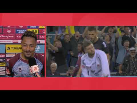 Hoogewerf na spectaculaire wedstrijd: "Het publiek gaf me een boost"