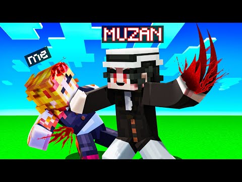 Koopekul - FIGHTING MUZAN in Minecraft Demon Slayer Mod as RENGOKU
