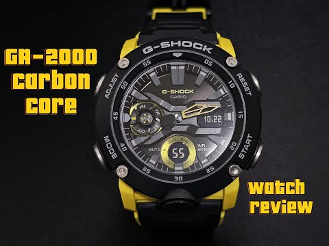 Casio G-Shock GA-2000 Carbon Core Guard Review