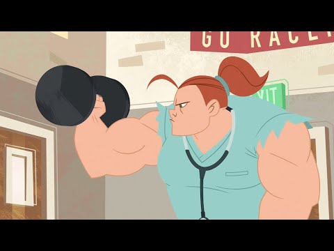 Female Muscle clip 933 -  The Proud Family: Louder and Prouder