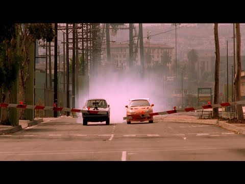 Velozes e Furiosos 1 - Corrida Entre Dodge Charger 1970 Vs Toyota Supra