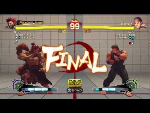 jyobin (Dat Roo) vs Fujino (Akuma), dadada3 (El Fuerte) AE2012 Ranked Matches *720p HD*