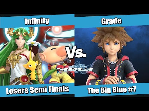The Big Blue #7 Losers Semi Finals - Infinity (Olimar, Palutena) vs Grade (Sora)