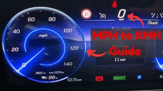 How to Change MPH to KMH (and KMH to MPH) on Mercedes-Benz | Works on 2021–Present Models