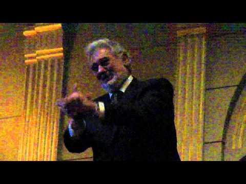Placido Domingo ovation at his 70 years old anniversary concert - Madrid