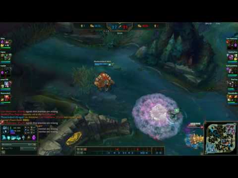 Rammus vs Gragas intense 1v1