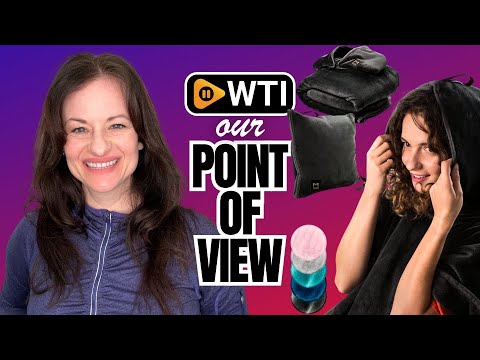 Travel Blanket Airplane Compact with Hoodie – 2in1 Airplane Travel Accessories from Plane Blanket to Travel Pillow with Luggage Strap - WTI product video review