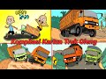 KOMPILASI KARTUN MOBIL TRUK VERSI Dempo Truk Fuso Besar Mobil Truk Beneran Mobil Truk Parah
