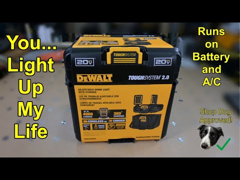 DeWalt DWST08060. Toughsystem LED light that is battery or A/C powered!