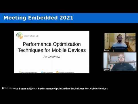 Ivica Bogosavljevic   Performance Optimization Techniques for Mobile Devices