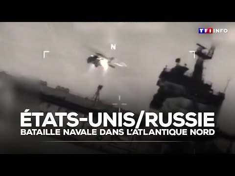 États-Unis/Russie : bataille navale dans l’Atlantique Nord｜TF1 INFO
