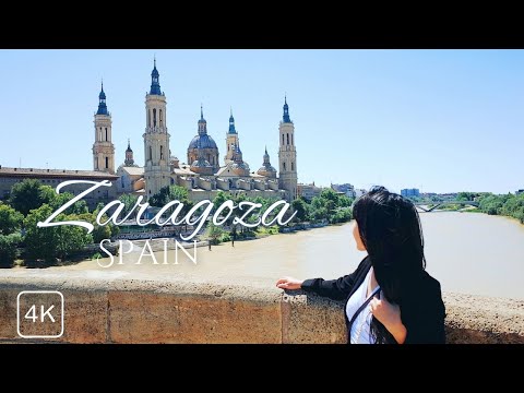 [4K] ZARAGOZA, Spain's Best Hidden Gem, Discover Beautiful Aragón, What to Do and See, Travel Vlog