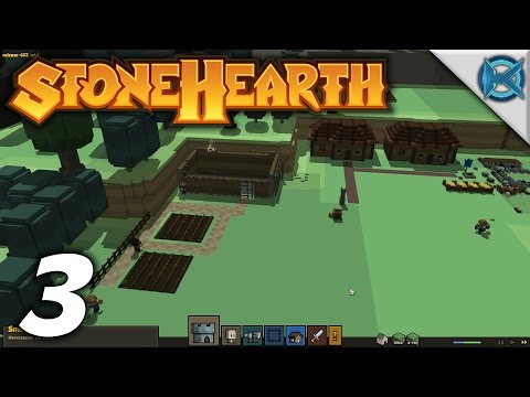 Stonehearth Alpha 0.11 Gameplay / Let's Play (S-1) -Ep. 3- "New Farm Layout"