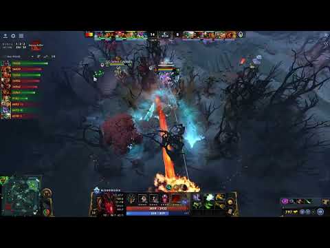 Dyrachyo's Perspective - the surviving 1hp play with intense pc crash| DreamLeague Season 20 #dota2