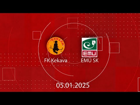 ELVI FL sievietēm: FK Ķekava - EMÜ SK (05.01.2025)