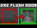 🦅 Minecraft Bedrock 1.20 | Easy 2x2 Flush Piston Door Tutorial!