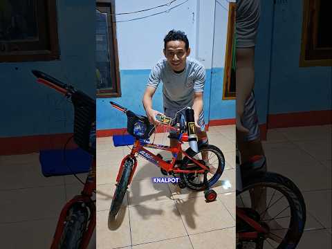 Cara pasang Knalpot di sepeda anak #knalpotsepeda